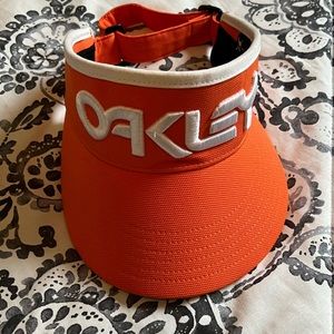 Oakley visor justable orange